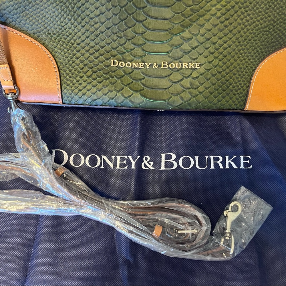 Dooney & Bourke Python Domed Satchel - image 7